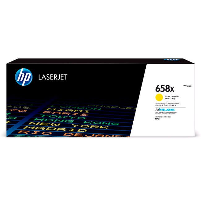 Tóner Hp 658X (W2002X) Yellow 28,000 Pag Color LaserJet Enterprise M751