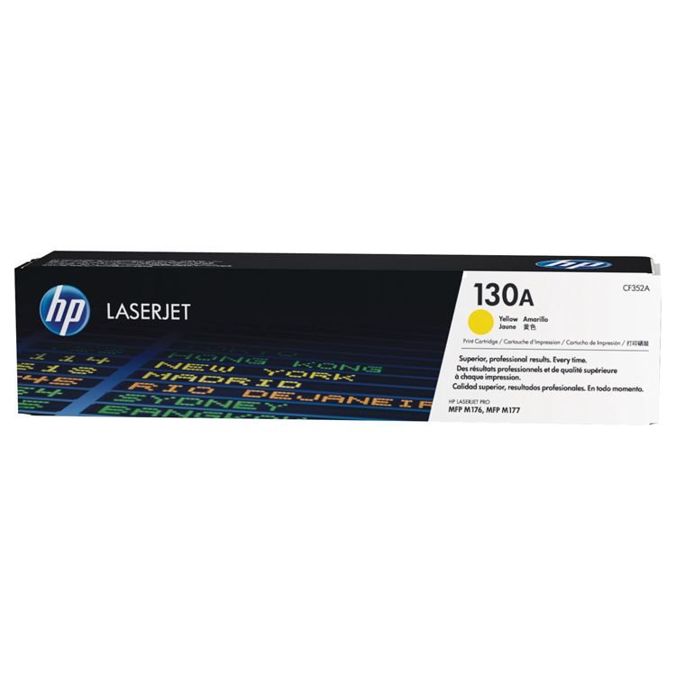 Toner Hp 130A (CF352A) Yellow 1,000 Pag HP Color Laserjet Pro MFP M176fw
