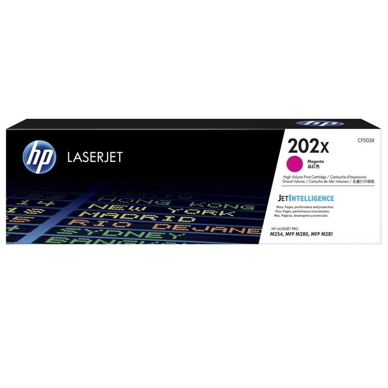 Toner Hp 202X CF503X Magenta LaserJet M254, M281fdw