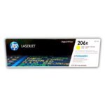 Tóner Hp 206X (W2112X) Yellow 2,450 Pág Color LaserJet Pro M454
