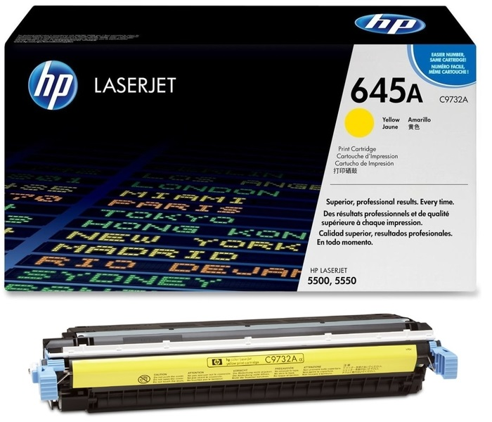 Toner Hp 645A (C9732A) Yellow 12,000 Pag LaserJet 5500dn
