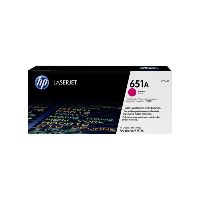 Toner Hp 651A (CE343A) Magenta 16,000 Pag LaserJet Pro M775dn