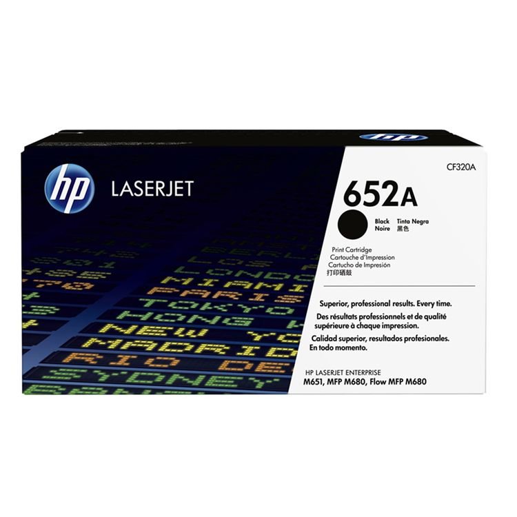 Tóner Hp 652A (CF320A) Negro 11,500 Pag LaserJet Pro M651n