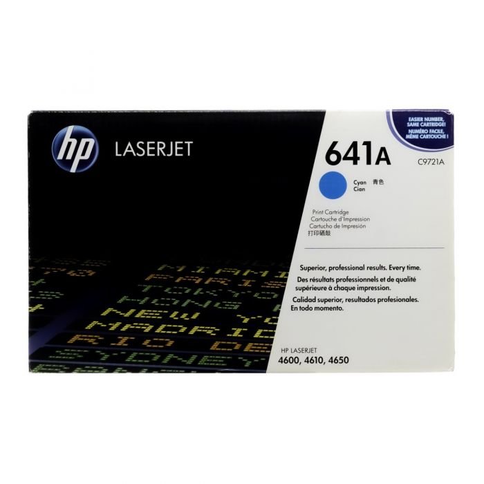 Tóner Hp 641A (C9721A) Cyan 8,000 Pag LaserJet 4600