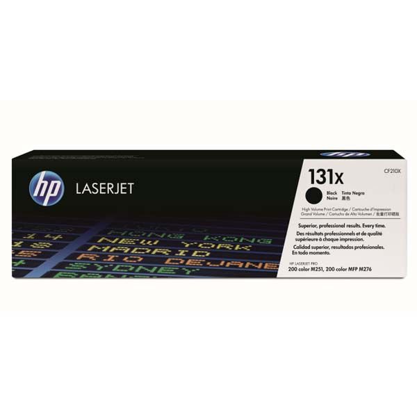 Toner Hp 131X (CF210X) Negro 2,400 Pag Toner Hp 131X (CF210X) Negro 2,400 Pag