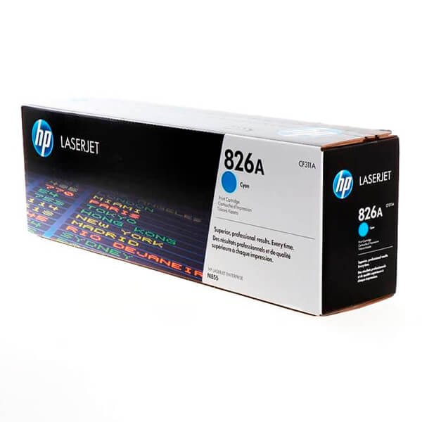 Toner Hp 826A CF311A Cyan LaserJet Pro M855dn