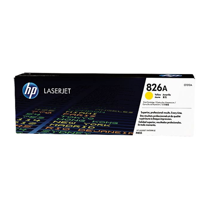 Tóner Hp 826A CF312A Yellow 31,500 Pag LaserJet Pro M855dn