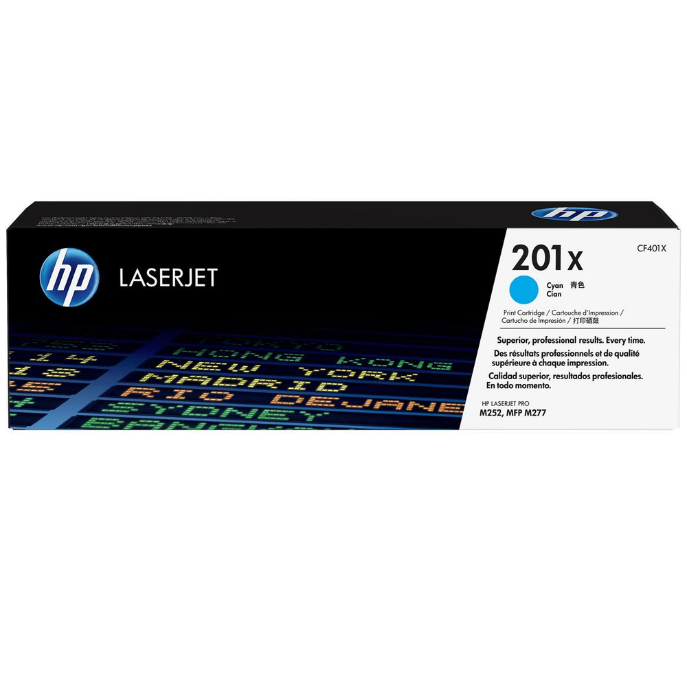 Toner Hp 201X CF401X Cyan 2,300 Pag LaserJet Pro M252n