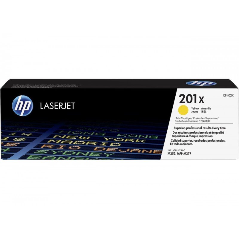 Toner Hp 201X (CF402X) Yellow 2,300 Pag LaserJet Pro M252n