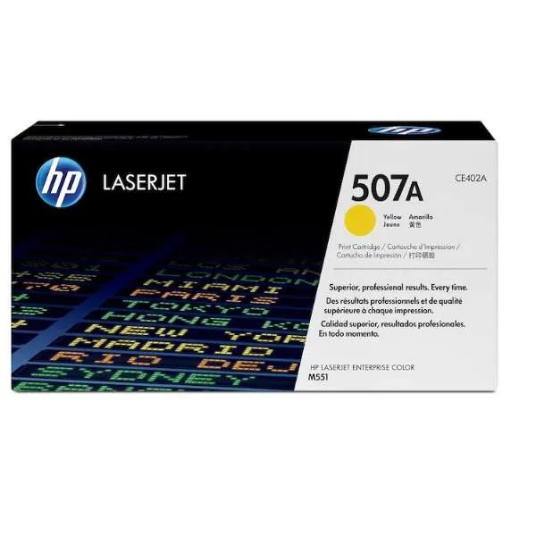 Toner Hp 507A (CE402A) Yellow 6,000 Pag LaserJet Pro M551dn