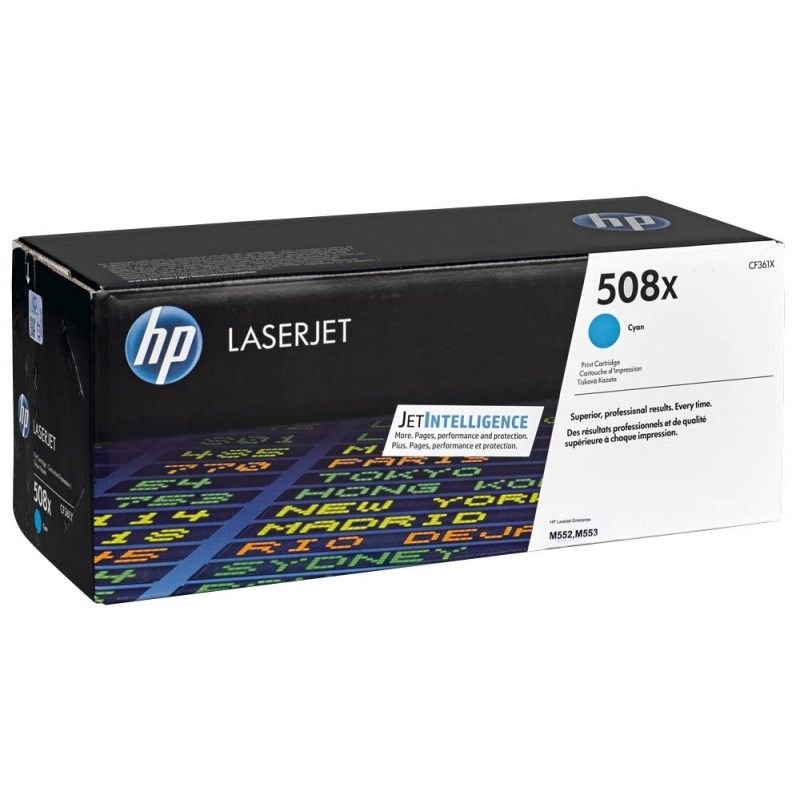 Toner Hp 508X (CF361X) Cyan 9,500 Pag LaserJet Pro M577dn