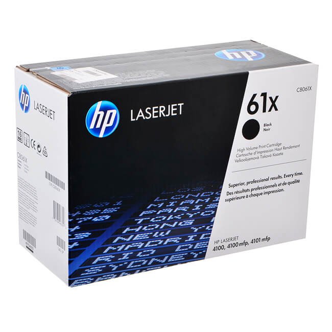 Toner Hp 61X (C8061X) Negro 10,000 Pag LaserJet 1000w