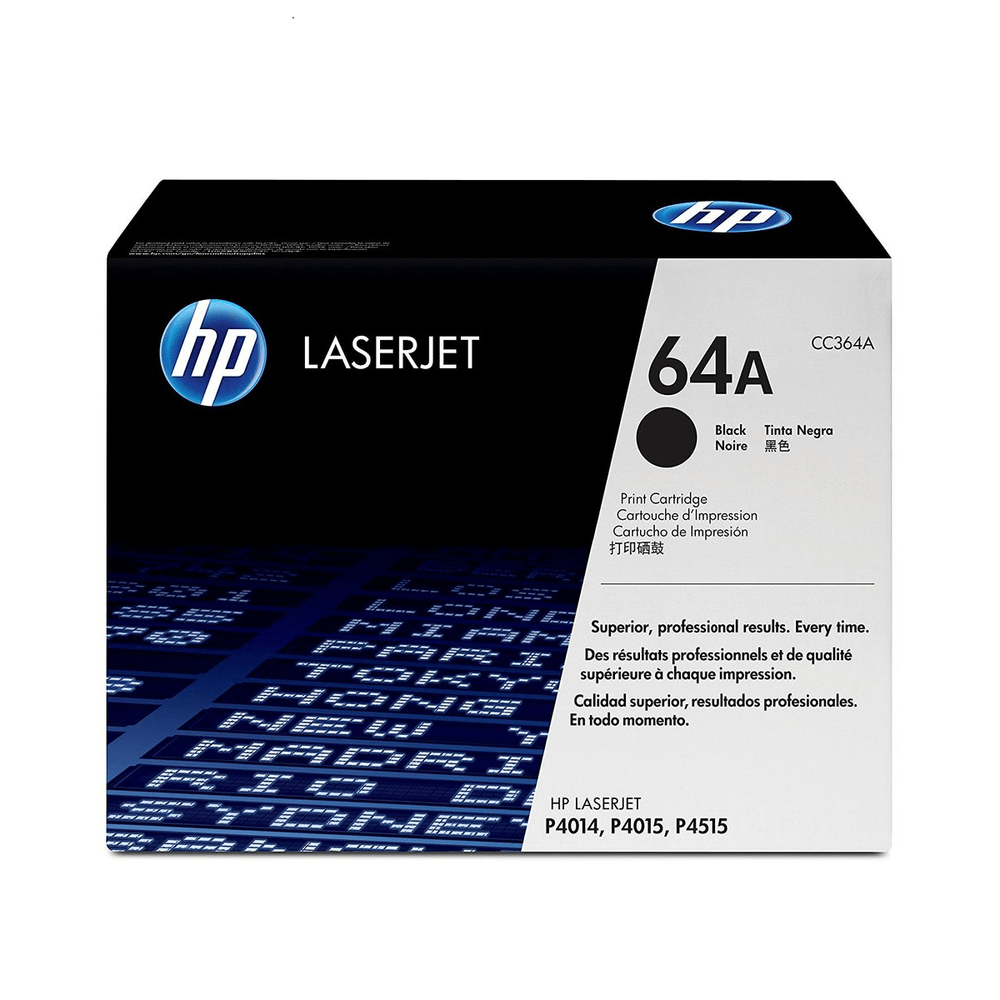 Toner Hp 64A (CC364A) Negro 10,000 Pag Laserjet P4014dn