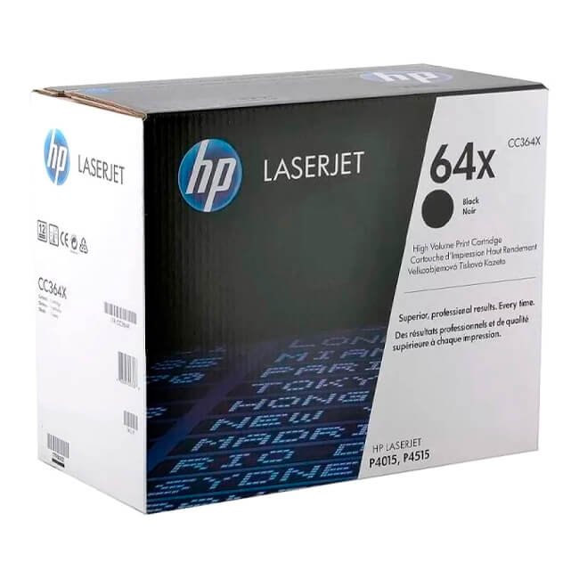 Toner Hp 64X (CC364X) Negro 24,000 Pag Laserjet P4014dn