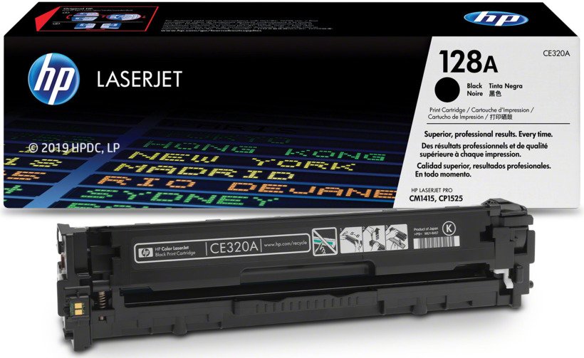 Toner Hp 128A (CE320A) Negro 2,000 Pag LaserJet CM1410