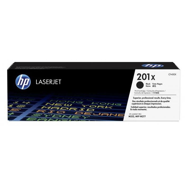 Toner Hp 201X CF400X Negro LaserJet Pro M252n, M277n