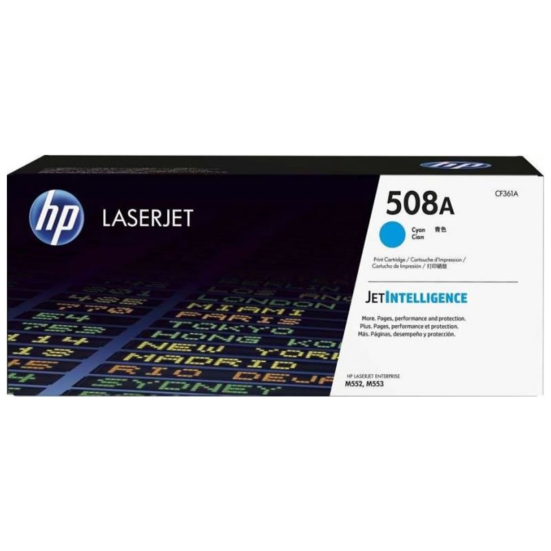 Toner Hp 508A (CF361A) Cyan 5,000 Pag LaserJet Pro M577dn