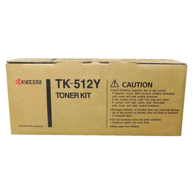 Tóner Kyocera TK-512Y Yellow 8,000pag