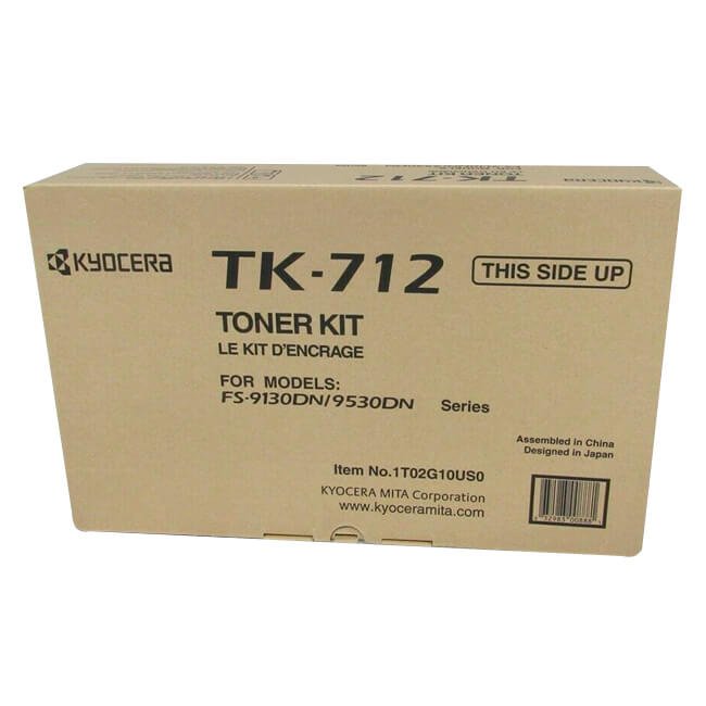 Tóner Kyocera TK-712 Negro 40,000pag