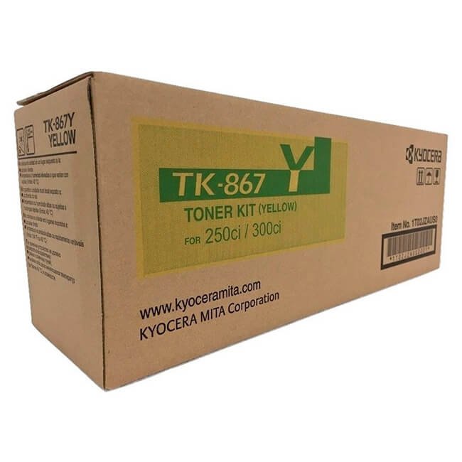 Tóner Kyocera TK-867Y Yellow 12,000pag