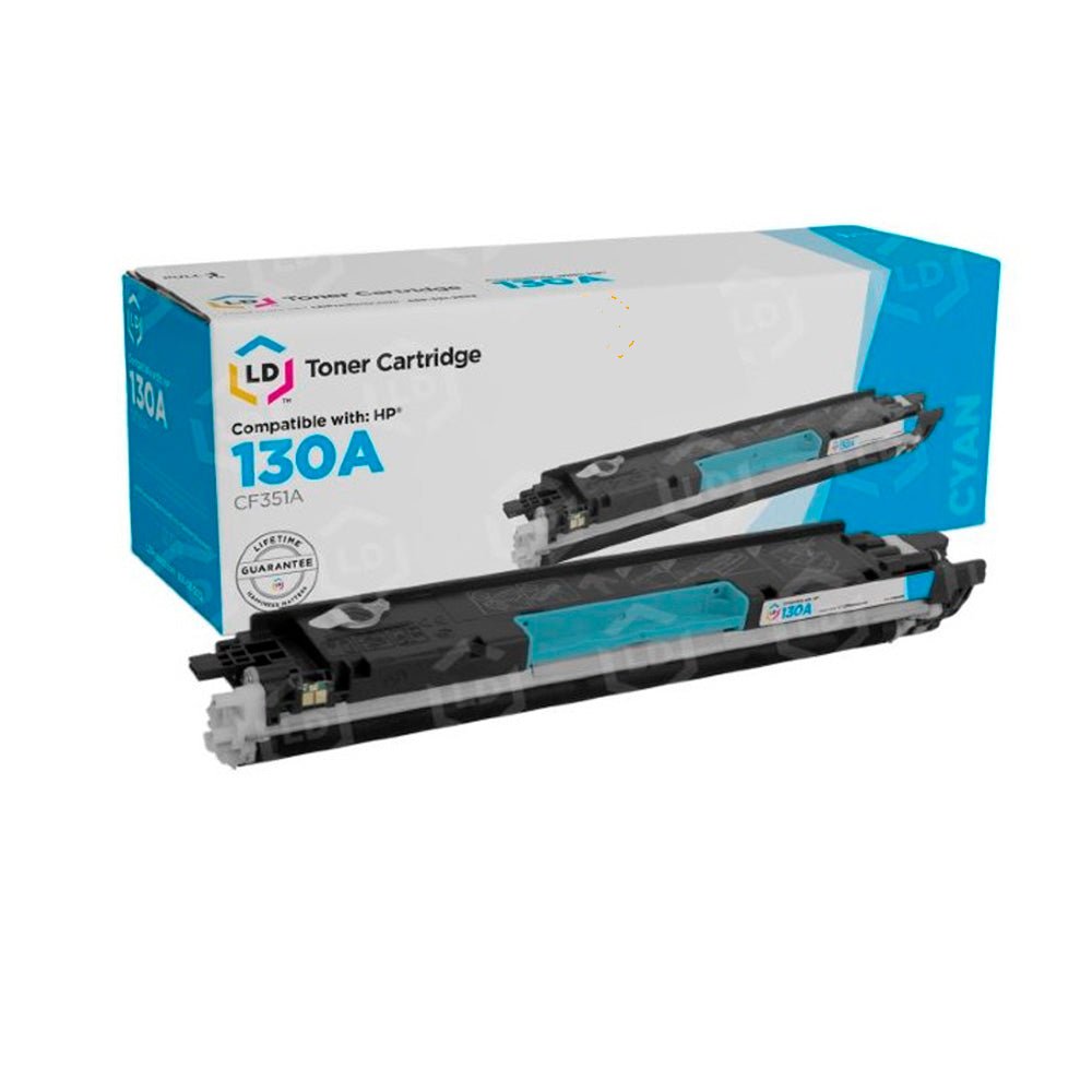 Toner HP Compatible 130A Cyan CF351A 1K Pág. M176N