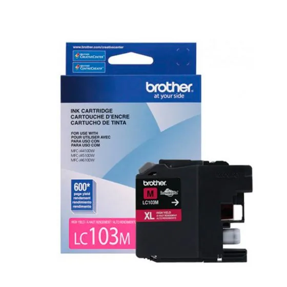 Tinta Brother LC-103M Magenta 600 paginas