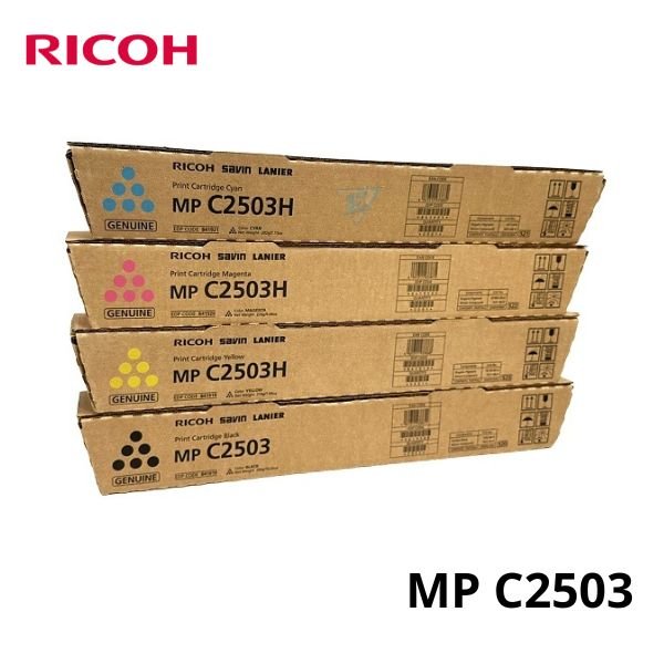 TONER RICOH MP C2503 PACK COMPLETO ORIGINAL