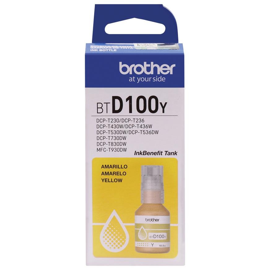 TINTA BROTHER BTD100Y YELLOW DCP-T230/430W/436W