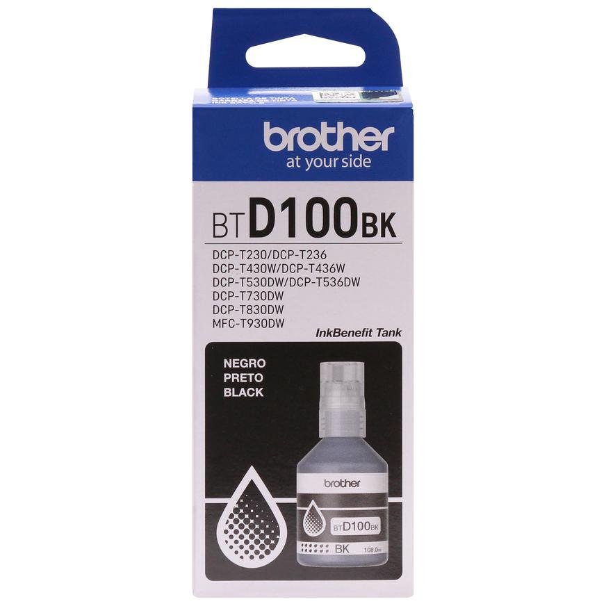 TINTA BROTHER BTD100BK NEGRO DCP-T230/430W/436W