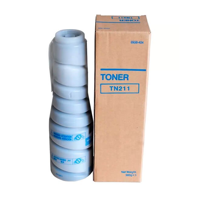 Toner Konica Minolta TN211 Negro 17,500 páginas