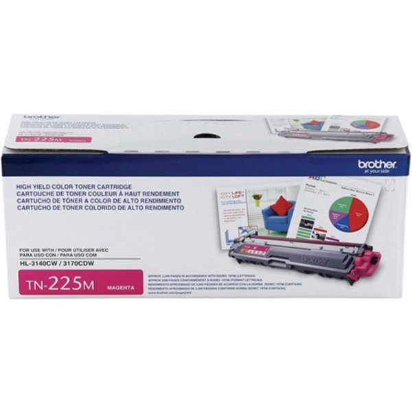 Toner Brother TN-225M Magenta 2,200 paginas