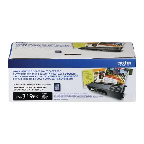 Toner Brother TN-319Bk  Negro 6,000 paginas