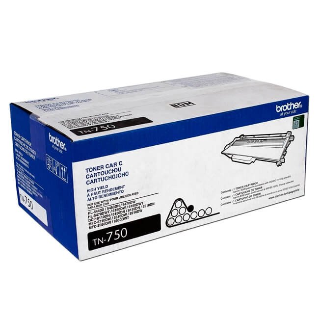 Toner Brother TN-750 Negro HL5450DN 8,000 paginas