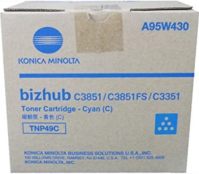 Toner Konica Minolta TNP49C Cyan 12,000 páginas