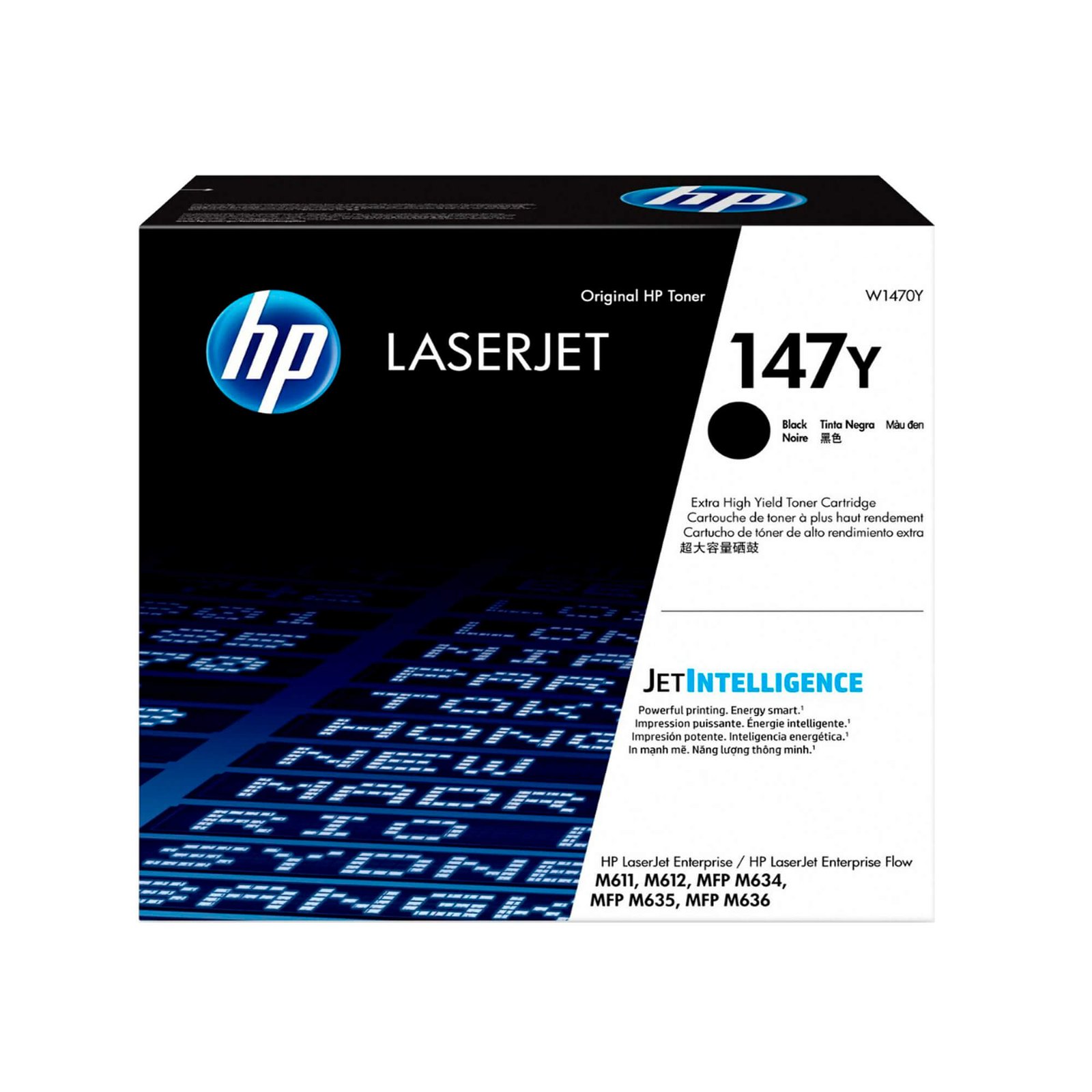Toner Hp W1470Y Hp LaserJet Pro (147Y) Negro con Rendimiento para  42,000 Paginas.